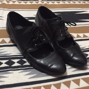 🖤 Black wedged shoes